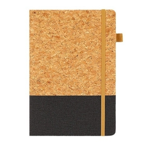 Carnets de notes A5 personnalisés en cuir PU et liège pour étudiants, cadeaux d'entreprise promotionnels en gros - Product Image 1