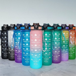 Botella motivacional <span class=keywords><strong>de</strong></span> 32oz para beber directamente, botellas <span class=keywords><strong>de</strong></span> agua <span class=keywords><strong>con</strong></span> Infusor <span class=keywords><strong>de</strong></span> frutas y jugo <span class=keywords><strong>de</strong></span> plástico sin Bpa <span class=keywords><strong>con</strong></span> <span class=keywords><strong>filtro</strong></span> y MARCADOR <span class=keywords><strong>DE</strong></span> TIEMPO - Product Image 2