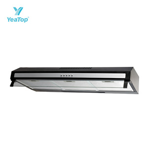 <span class=keywords><strong>Hotte</strong></span> de cuisine en acier inoxydable de 90 cm de haute qualité et économique, <span class=keywords><strong>noire</strong></span>, en métal léger, OEM avec débit d'air personnalisé - Product Image 3