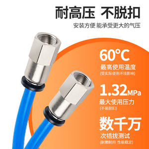 Pneumatic <b>Quick</b> <b>Connector</b> PCF Internal Thread Straight Through Design-Models PCF4-M5/6-01/8-02/10-03/12-04 - Product Image 3