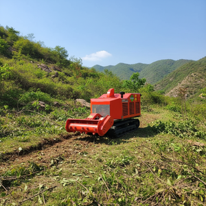 Desbrozadora de orugas diésel de 50 CV para uso agrícola comercial con control remoto y tanque de combustible de 93 litros para vegetación adaptable - Product Image 6
