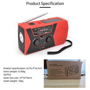 Vente flash - Batterie externe multifonctionnelle à manivelle d'urgence avec lampe - 2000 mAh - Chargeur de téléphone portable rechargeable - Product Image 5