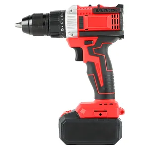 21v portable electric cordless metal gearbox variable speed chargeable hand drill wireless machine impact woodworking twin drill