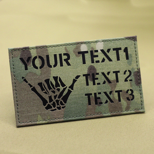 Patchs en tissu brodés personnalisés pour identification d'équipe de combat, découpe laser, tactiques, réfléchissants IR à infrarouge lointain, <span class=keywords><strong>groupe</strong></span> <span class=keywords><strong>sanguin</strong></span> - Product Image 5