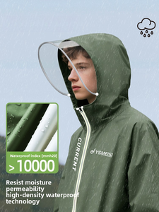 Imperméables pour garçons et filles, protection intégrale contre les fortes pluies, capes <span class=keywords><strong>de</strong></span> <span class=keywords><strong>pluie</strong></span> et sacs à dos pour élèves du primaire, en plastique. - Product Image 4