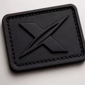 Custom Raised Iron Heat <b>Press</b> 3D PVC Patches PVC Rubber Heat Transfer Printing Rhinestone Denim <b>Clothes</b> Logo Silicone Patches - Product Image 1