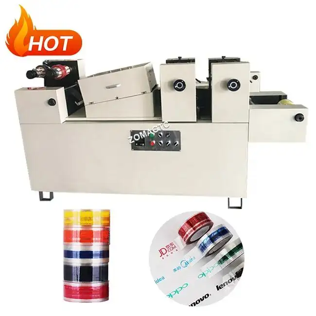 Venda quente Máquina de embalagem automática de fita impressora de duas cores Bopp máquina de revestimento e impressão de fita adesiva