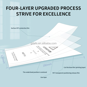 <span class=keywords><strong>Traceur</strong></span> de protection d'écran AFS TPH 120*180mm Hydrogel auto-cicatrisant mat anti-éblouissement anti-empreintes digitales pour téléphones mobiles et <span class=keywords><strong>GPS</strong></span> - Product Image 3