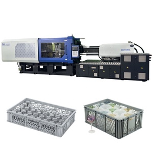 Cina fabbrica HAIDA HD680L automatico cassa di plastica macchina per lo stampaggio ad iniezione di frutta/verdura scatole di stoccaggio PP/HDPE materiale - Product Image 2