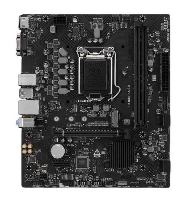 New for H510M PLUS II Gaming Desktop Motherboard DDR4 64GB SATA Support Intel I5 10/11 Gen Processors