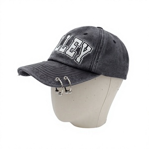 Gorras de Béisbol Deportivas Unisex de Algodón Clásicas Vintage con Letras Bordadas de Moda al por Mayor de 6 Paneles para Fabricantes, con Detalle Metálico Formal - Product Image 2