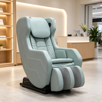 Sillón de Masaje, el Más Vendido, con Airbags para Todo el Cuerpo, Almohada en Forma de U, Gravedad Cero, Masajeador Inteligente Tailandés para Oficina
