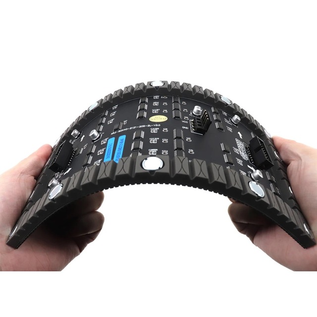 Flexible Custom 360-Degree Curved Screen Products Soft Curved Led Display Flexible Creative Led Panel Module Flexible Screen