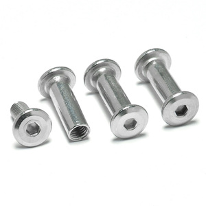 Chinesische Fabrik Maßgefertigte 304 Edelstahl M3 M4 M5 Abgeschrägte Sechskant-Mutternieten Stoßschrauben Chicago-Schrauben - Product Image 4