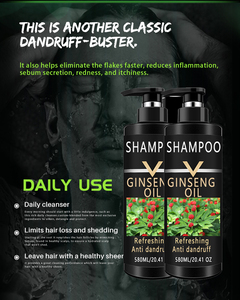 Uufine Sultfate gratuit rafraîchissant <span class=keywords><strong>antipelliculaire</strong></span> hommes Ginseng 580ml shampooing et après-shampooing <span class=keywords><strong>Gel</strong></span> douche pour hommes - Product Image 6