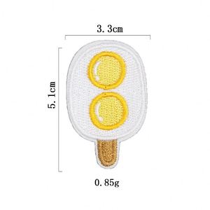 Cute Embroidery Cat Paw Ice Cream Coffee Patch for Decoration of Labor Suit Phone case - Product Image 3