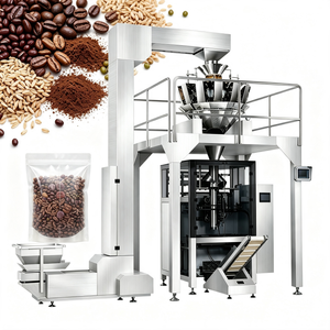 Machine d'emballage verticale entièrement automatique pour aliments pour animaux de compagnie, riz, céréales, ciment et sacs en plastique de grande taille - Product Image 1
