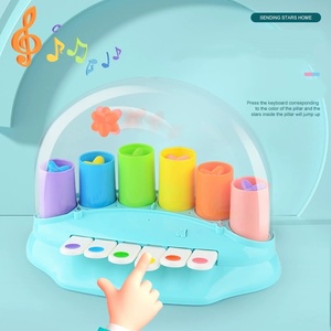 Clavier électronique rebondissant de dessin animé, jouet musical éducatif amusant, Instrument d'éveil pour l'apprentissage précoce, adapté aux enfants de 3 à 6 ans - Product Image 3