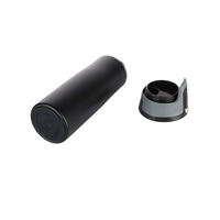 Thermos de voyage isotherme en acier inoxydable à double paroi, 500 ml, ouverture à une pression, anti-fuite, maintien au chaud 6-12 heures, pour voiture et bureau