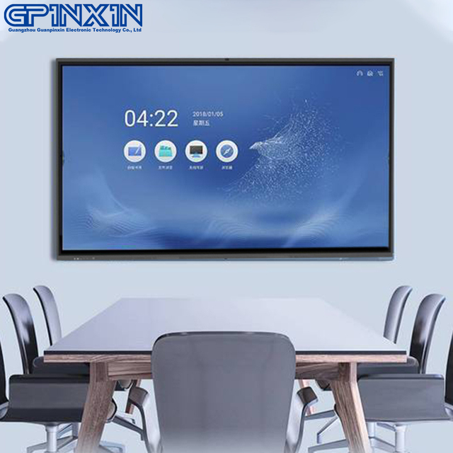 Interactive 65-Inch Touch Screen Smart Wireless Presentation Device Video Conferencing Solution for Smart Conference Room