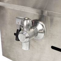 Friteuse Commerciale Multifonctionnelle à Gaz, Simple ou Double Bac, en Acier Inoxydable, Prix Usine