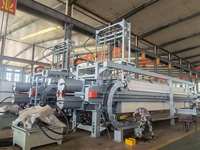 Presse à filtre à plaques et cadres robuste pour la déshydratation des boues de rejets miniers avec filtre hydraulique