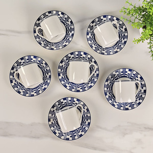 Home Light Luxury Concentrated 6 Cups 6 Plates Afternoon <b>Tea</b> Cup Exquisite Bone China Cup <b>Gift</b> <b>Set</b> Cup - Product Image 4