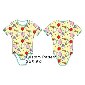 Custom Adult Baby Onesie Cute Snap Crotch Adult Baby Diaper Lover DDLG Romper Plus Size Onesie Pajamas romper for ladies