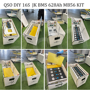 2025 xu hướng mb56 hộp tự làm với bánh xe/16S 200A BMS 48V rỗng 51.2V 33kwh 30kwh mb56 628ah LiFePO4 hộp pin Lithium trường hợp Tự làm - Product Image 2