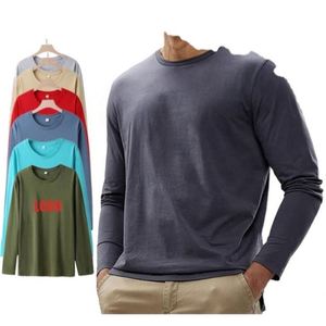 เสื้อยืดแขนยาว CVC หนานุ่ม คุณภาพสูง สำหรับผู้ชายและผู้หญิง  แบบเรียบ  ปักลาย พิมพ์ลาย  ออกแบบโลโก้  ผ้าถักเนื้อแน่น - Product Image 1