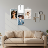 Cadre photo mural en acrylique épaissi, design tendance, pour la maison, idéal pour l'affichage – Offre spéciale