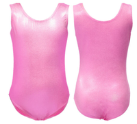 Justaucorps de gymnastique simple en tissu brillant, justaucorps pour filles, vêtements de danse, justaucorps de performance