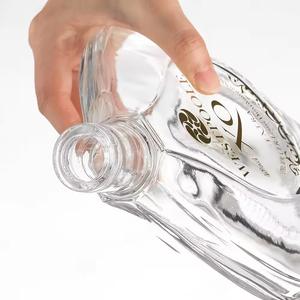 Fabricante Suministra Botellas de Vidrio de 375ml, 500ml, 750ml y 1000ml para Licor, Vino, Whisky, Vodka, Brandy, <span class=keywords><strong>Tequila</strong></span>, Vacías, de Vidrio Transparente con Tapa - Product Image 4