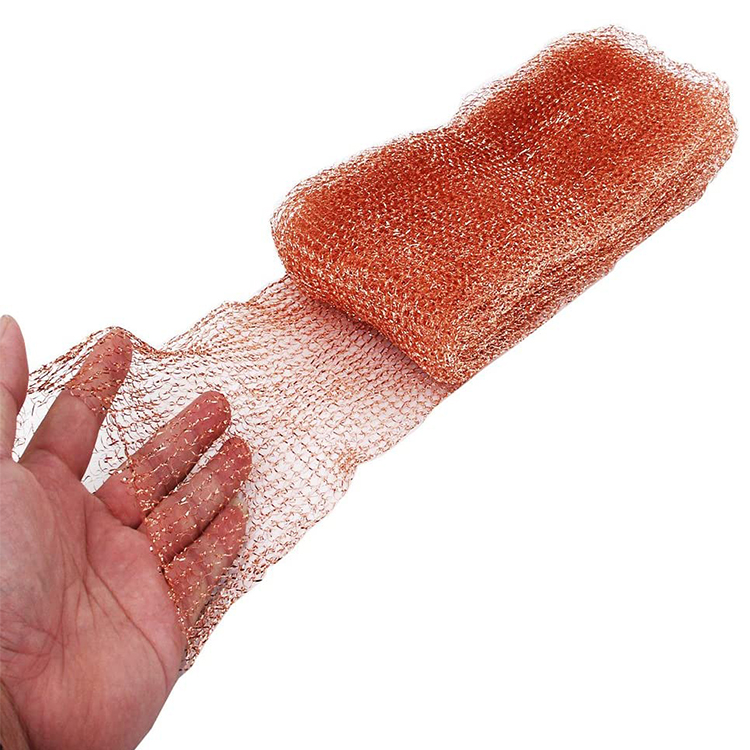 Вязаная медная проволочная сетка для борьбы с вредителями мышей, крысы, грызунов