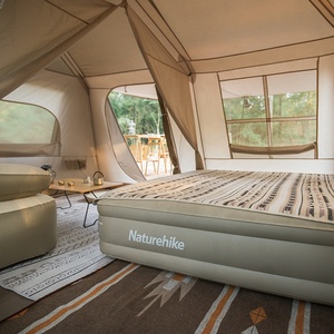 Naturehike <span class=keywords><strong>camping</strong></span> en plein air deux chambres famille tente Village 13 tente automatique avec bande lumineuse d'ambiance - Product Image 3