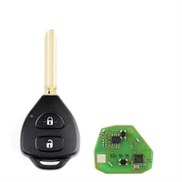 Llave en Blanco Xhorse VVDI con 2 Botones Serie B XKTO05EN 25 para Programador de Herramientas de Control de Automóviles