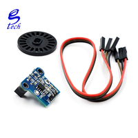 HC-020K kualitas tinggi modul pengukuran kecepatan fotoelektrik pengukuran kecepatan ganda dengan Kit Encoder