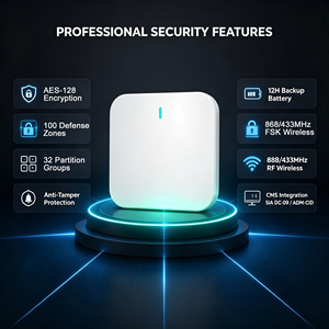 LHD8100 <span class=keywords><strong>Alarme</strong></span> sans fil tout-en-un, portée sans fil 800m, 100 zones d'<span class=keywords><strong>alarme</strong></span>, 4G Ethernet WiFi, intégration SIA/ADM-CID CMS, plateforme ouverte - Product Image 3