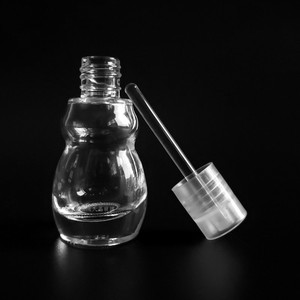 Botella de vidrio con forma de calabaza Tianjing de 12 ml con varilla para aceite esencial, perfume y uso cosmético - Product Image 1