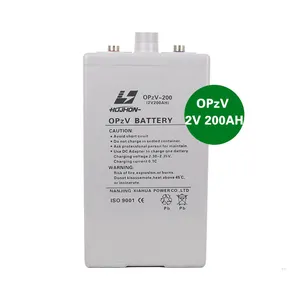 Vrla batterie batteries solaires domestiques 2V 200AH séparateur de plaque de pâte au plomb