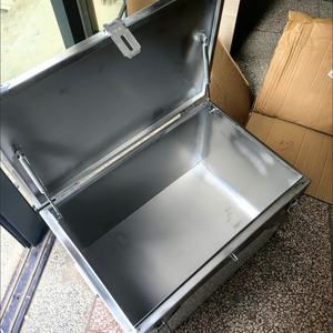 กล่องเครื่องมือโลหะกันน้ำแบบหนาพิเศษ พร้อมแถบยางซีล กล่องเก็บของสำหรับรถพ่วงพร้อมบานพับนิรภัย สำหรับรถบรรทุก รถกระบะ รถบ้าน รถพ่วง - Product Image 6