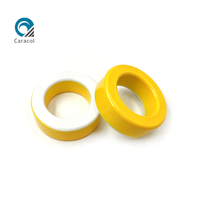 Noyau toroïdal en poudre de fer KT300-26D, marqué jaune-blanc, profil haut