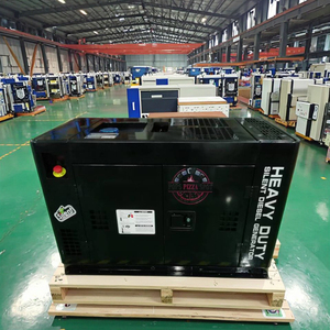 Cách âm Máy phát điện diesel không thấm nước canoy 12kva 15kVA 20kva 25kva một pha ba giai đoạn Đôi Xi lanh 220V 380V 50Hz - Product Image 2