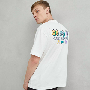 เสื้อยืดคอตตอนขนาดใหญ่ใส่ได้ทั้งชายและหญิงคอลเลคชั่นเกมคอนโซล - Product Image 1