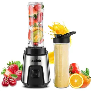 S/S Face Personal Blender & Smoothie Maker with 2 Portable Retro Blender juicer with bottles 500W licuadora