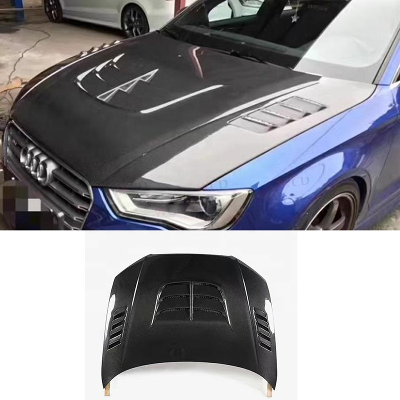 Real Carbon Fiber Hood for 2013