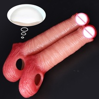 Dildo réaliste en silicone liquide épais avec texture de peau réaliste et ventouse puissante, jouet sexuel pour couple LM-D812