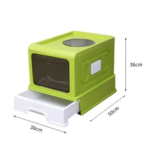 Lettiera <span class=keywords><strong>per</strong></span> <span class=keywords><strong>Gatti</strong></span> Completamente Chiusa, Colorata, Spaziosa e con Cassetto, <span class=keywords><strong>per</strong></span> <span class=keywords><strong>Gatti</strong></span> <span class=keywords><strong>Adulti</strong></span> e Gattini, Ideale <span class=keywords><strong>per</strong></span> Grattare - Product Image 2