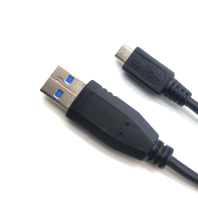 UL2725 Custom Length High-Speed Transmission USB 3.0 A/M Micro B 5 Pin USB3.0 AM 2.0 Micro B Printer Use Cable Braid Shielding