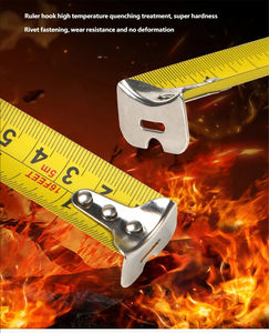 थोक पावरलिफ्ट TM010 मीट्रिक शाही एब्स टेप माप 3 मीटर/5 मीटर/7.5 मीटर/10 मीटर भारी शुल्क स्टील 19/25 मिमी ब्लेड चौड़ाई मैनुअल लॉक - Product Image 6